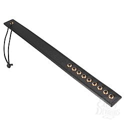 Чёрный пэддл с фигурными клёпками - 37 см. Чёрный пэддл с фигурными клёпками - 37 см.