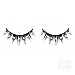 Ресницы чёрные с серебряными стразами Ресницы чёрные с серебряными стразами