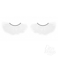 Ресницы белые перья Ресницы белые перья