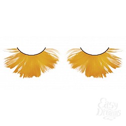 Ресницы оранжевые перья Ресницы оранжевые перья