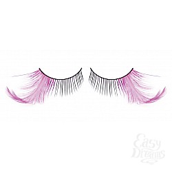 Ресницы чёрные-фиолетовые перья Ресницы чёрные-фиолетовые перья