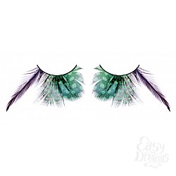 Ресницы зелёные перья Ресницы зелёные перья