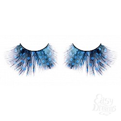 Ресницы голубые перья Ресницы голубые перья