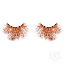 Ресницы оранжево-красные перья Ресницы оранжево-красные перья