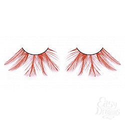 Ресницы красные перья Ресницы красные перья