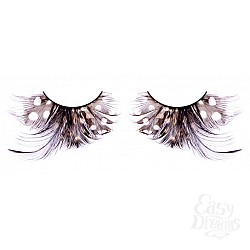 Ресницы коричневые-чёрные перья Ресницы коричневые-чёрные перья