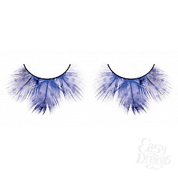 Ресницы голубые перья Ресницы голубые перья