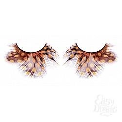 Ресницы жёлто-коричневые перья Ресницы жёлто-коричневые перья