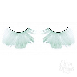 Ресницы бирюзовые перья Ресницы бирюзовые перья