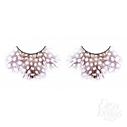 Ресницы тёмно-фиолетовые перья Ресницы тёмно-фиолетовые перья