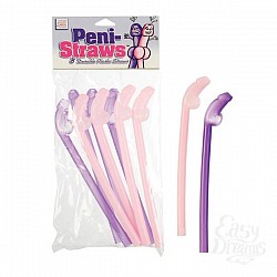 Набор трубочек для коктейля в форме пениса Penis Straws(8шт) 2424-20CDSE Набор трубочек для коктейля в форме пениса Penis Straws(8шт) 2424-20CDSE