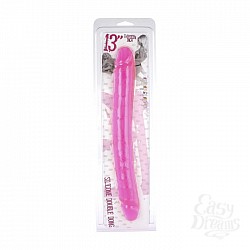 Фаллоимитатор двухголовый DOUBLE DONG PINK CLEAR SOFT 06-214SC Фаллоимитатор двухголовый DOUBLE DONG PINK CLEAR SOFT 06-214SC