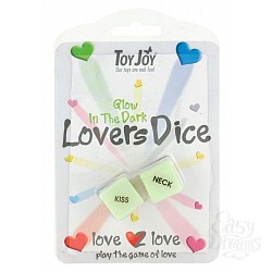 Кубики для игр LOVE2LOVE GLOW IN THE DARK DICE 9899TJ  Кубики для игр LOVE2LOVE GLOW IN THE DARK DICE 9899TJ