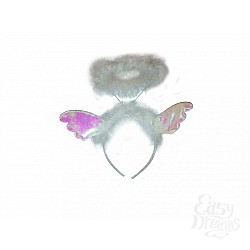 Нимб ангела с крылышками белый 02394OS Нимб ангела с крылышками белый 02394OS