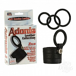   ADONIS ZEUS LEATHER COCKRING 1367-50BXSE