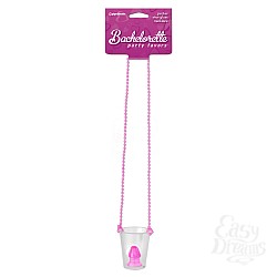 Рюмка с фаллосом Pecker Shot Glass Necklace PINK 792620PD Рюмка с фаллосом Pecker Shot Glass Necklace PINK 792620PD