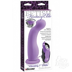 Насадка для страпона Fetish Fantasy Elite 7 с вибрацией фиолетовая Насадка для страпона Fetish Fantasy Elite 7 с вибрацией фиолетовая
