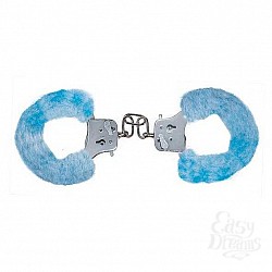  ��������� Furry Fun Cuffs - Pale Blue Plush 