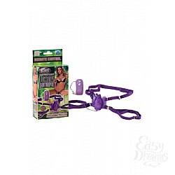 Стимулятор клитора на ремнях Remote Waterproof Venus Butterfly на радиоуправлении фиолетовый Стимулятор клитора на ремнях Remote Waterproof Venus Butterfly на радиоуправлении фиолетовый