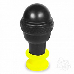 Keep Burning Анальный стимулятор из силикона НР03Y, цвет черно-желтый Keep Burning Анальный стимулятор из силикона НР03Y, цвет черно-желтый