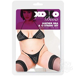 Лиф и трусики из кожи DIVA 12-216XOD Лиф и трусики из кожи DIVA 12-216XOD