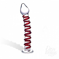 Фаллоимитатор из стекла ручной работы Mr. Swirly, 20 см Фаллоимитатор из стекла ручной работы Mr. Swirly, 20 см