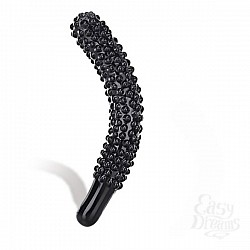 Выгнутый шершавый стимулятор из стекла ручной работы, 14 см Выгнутый шершавый стимулятор из стекла ручной работы, 14 см