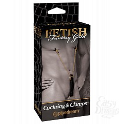 Сбруя на член с зажимами для сосков 398323PD Сбруя на член с зажимами для сосков 398323PD