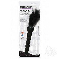 Черная анальная елочка Feathered Friend - 14 см. Черная анальная елочка Feathered Friend - 14 см.