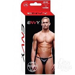 Стринги, трусы мужские, черные L/XL Стринги, трусы мужские, черные L/XL