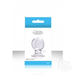 Малая прозрачная анальная пробка ORBITE Малая прозрачная анальная пробка ORBITE