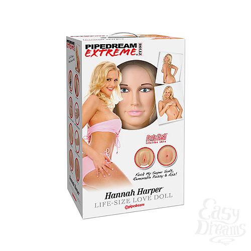  1:    Pipedream Extreme Dollz Hannah Harper Life-Size Love Doll   .