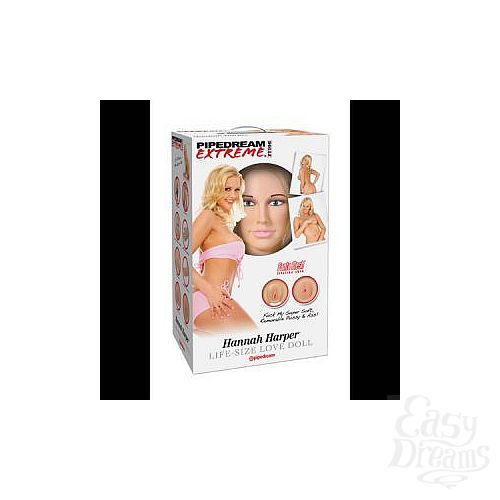  1:    Pipedream Extreme Dollz Hannah Harper Life-Size Love Doll   .