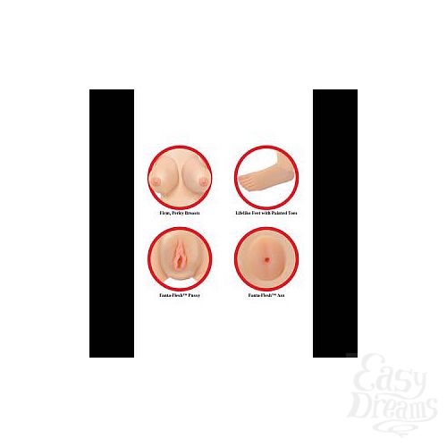  4    Pipedream Extreme Dollz Hannah Harper Life-Size Love Doll   .