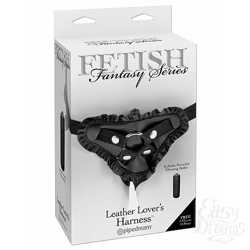 ���������� 1:  �������-������� Fetish Fantasy Series Leather Lover s Harness ������� � ������ ��� ��������� �������