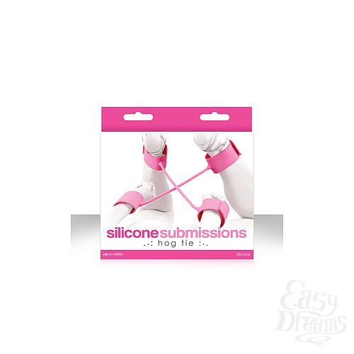 ���������� 1:  ����� ���������� � ���������� Silicone Submissions Hog Tie Cuffs �������
