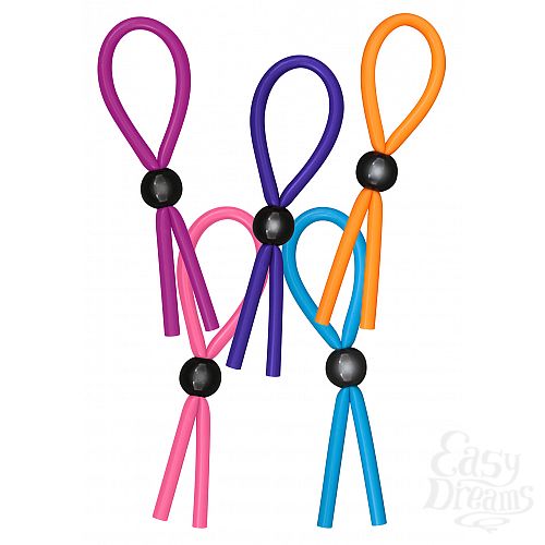 Фотография 1:  Набор разноцветных утяжек FUNKY ADJUSTABLE CRING DISP 25PCS 10202TJ Фотография 1:  Набор разноцветных утяжек FUNKY ADJUSTABLE CRING DISP 25PCS 10202TJ