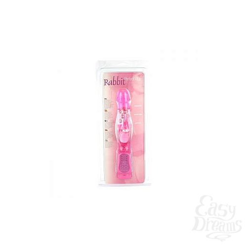 Фотография 2:  Розовый вибратор Hi-Tech Perfect Rabbit Pink - 15 см. Фотография 2  Розовый вибратор Hi-Tech Perfect Rabbit Pink - 15 см.