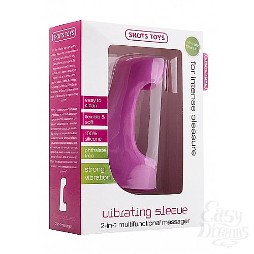 ���������� 2  ������� �� ����� Vibrating Sleeve - Pink SH-SHT223PNK