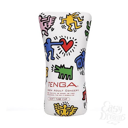  1:   Keith Haring Soft Tube Cup (Tenga)