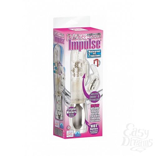 Фотография 2:  Hi-Tech-вибратор Platinum Impulse Bunny Фотография 2  Hi-Tech-вибратор Platinum Impulse Bunny