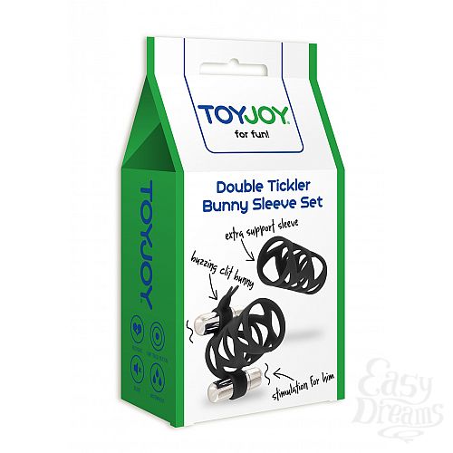 ���������� 2  ������� DOUBLE TICKLER SLEEVE SET BLACK 10250TJ