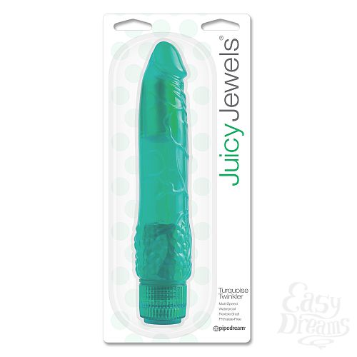 Фотография 1:  Вибратор JUICY JEWELS TURQUOISE TWINKLE 124216PD Фотография 1:  Вибратор JUICY JEWELS TURQUOISE TWINKLE 124216PD