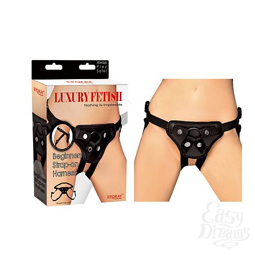 ���������� 1:  ����� ��� ��������  Beginers Strap On Harness Black  EK-4200-06-BLK