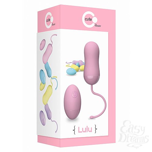 ���������� 2  ��������� LULU WIRELESS REMOTE EGG PINK 10182TJ