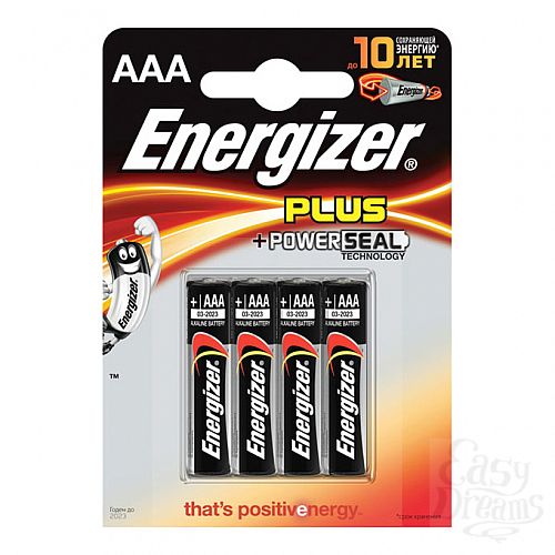  1:   AAA Energizer Plus Base Alkaline LR03 - 4 