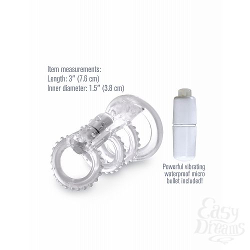 ���������� 3  ������� ������������� Vibrating Cock Cage ���������� � ���������