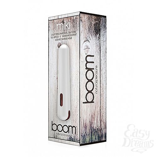 Фотография 2:  Вибратор BOOM Miki -White  SH-BOOMOO4WH Фотография 2  Вибратор BOOM Miki -White  SH-BOOMOO4WH