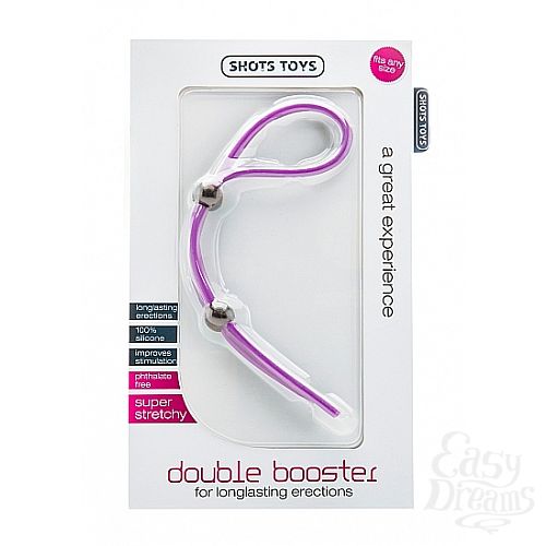 Фотография 2:  Утягивающее лассо Double Booster Purple SH-SHT288PUR Фотография 2  Утягивающее лассо Double Booster Purple SH-SHT288PUR