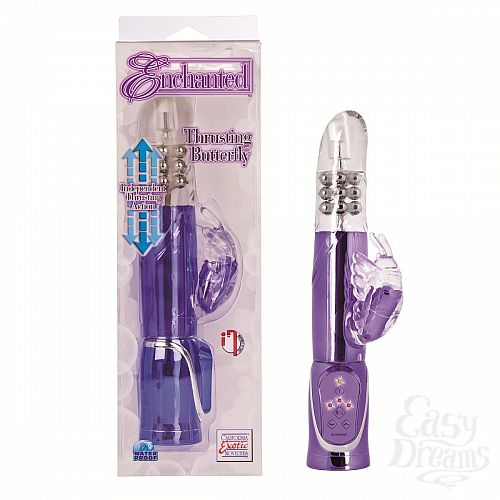Фотография 1:  Фиолетовый хай-тек вибратор Enchanted Butterfly - 25,8 см. Фотография 1:  Фиолетовый хай-тек вибратор Enchanted Butterfly - 25,8 см.